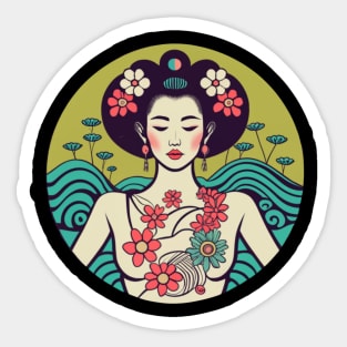 Ukiyo e japan Sticker